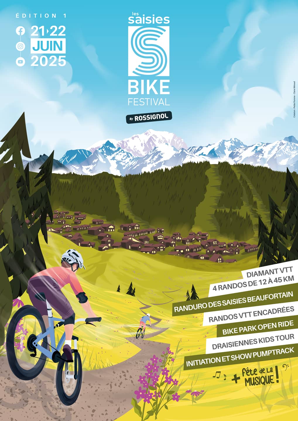 Affiche de Les Saisies Bike Festival 2025