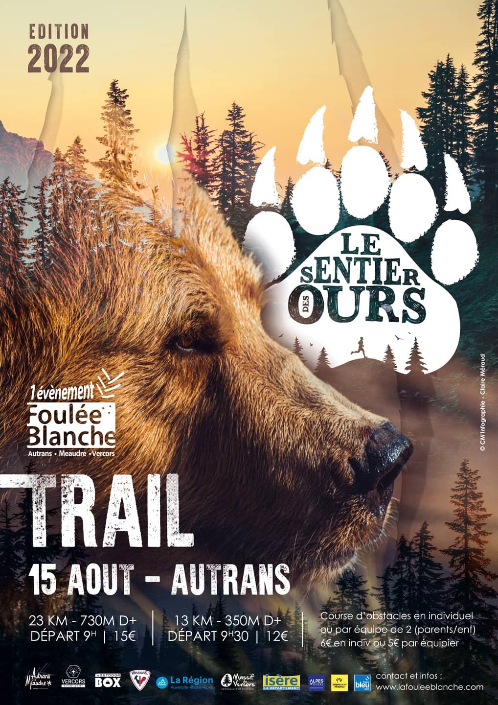 Affiche du Sentier des Ours 2022