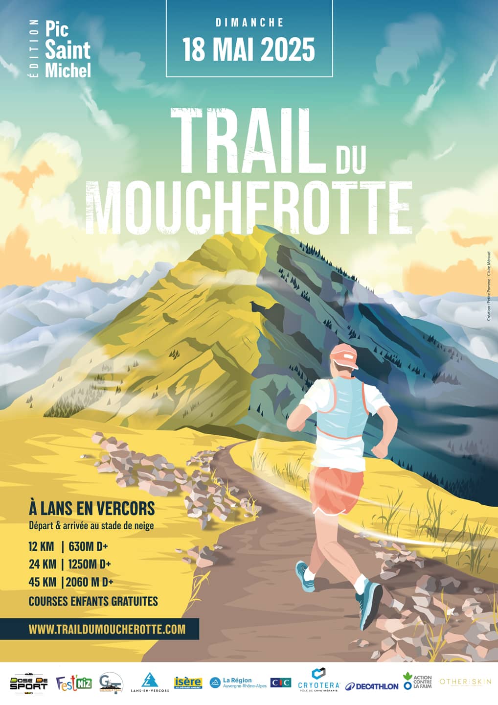 Affiche du Trail du Moucherotte 2025