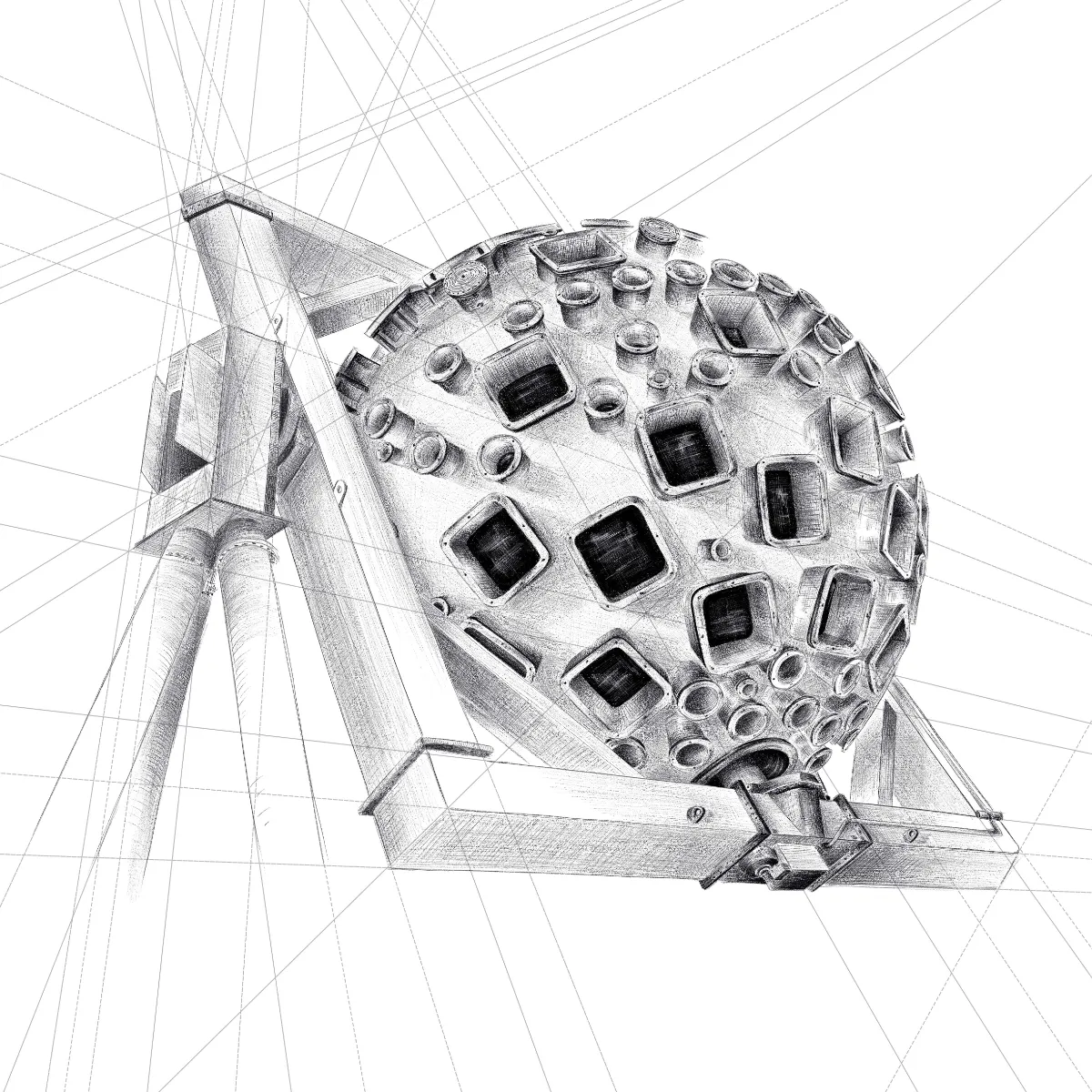 Illustration du Projet Laser Megajoule Cegelec