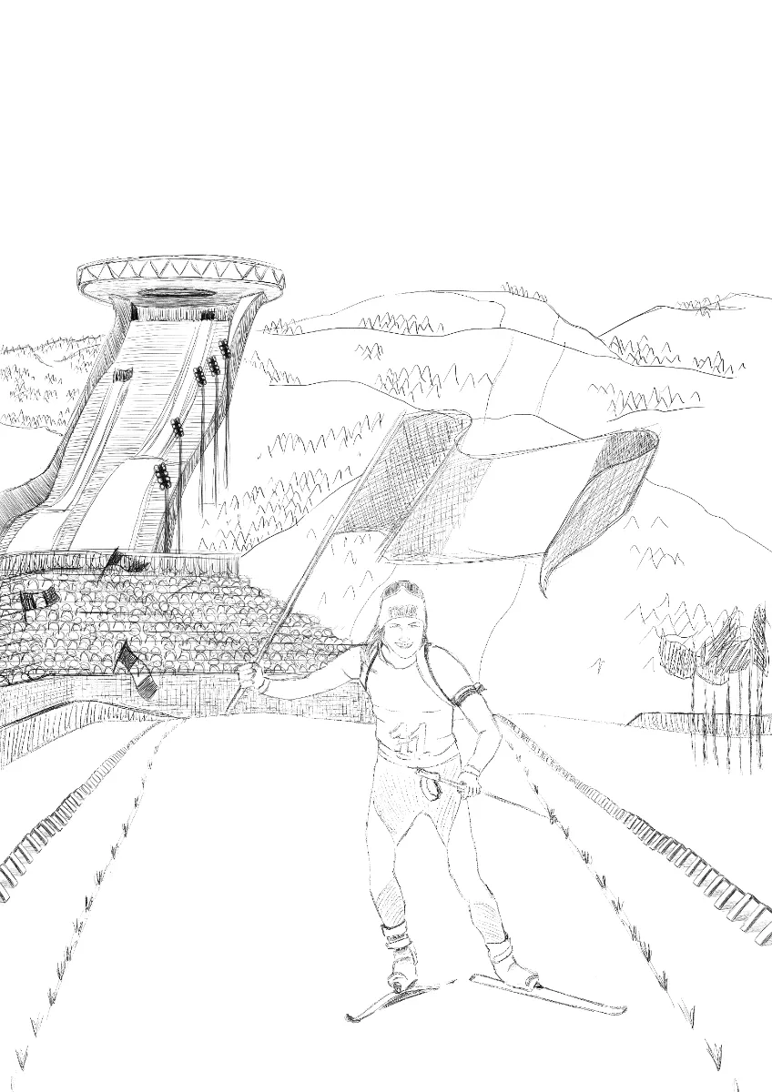 Maquette de l'affiche Biathlon Live : L'or Tricolore