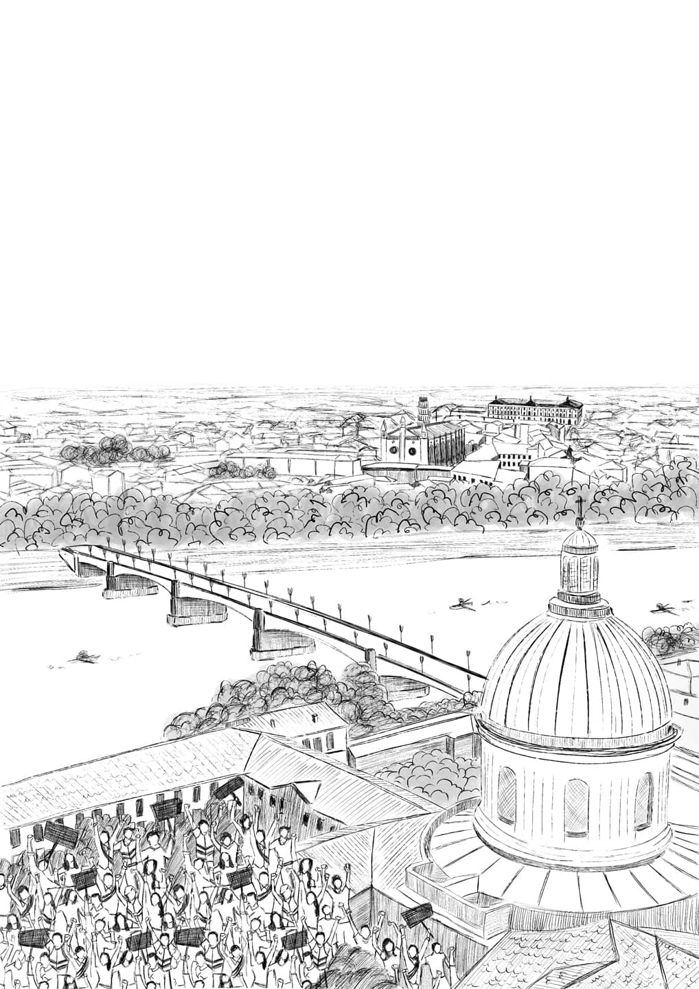 Maquette de l'affiche de Toulouse Énergie Partagée
